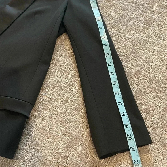 MNG by Mango Black Tuxedo Blazer, Satin Lapels, Lined, Size US 8/M - Picture 10 of 12